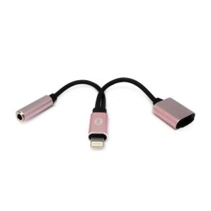 Adapter Iphone Charger+ Iphone Aux Connector