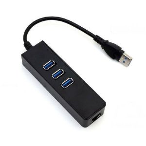 Usb Hub 3 Port+ lan Adapter